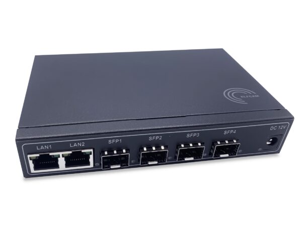 IPV-4SFP-2RJ45-FMCS FIBER MEDIA CONVERTER SWTICH 4 SFP HS 853650